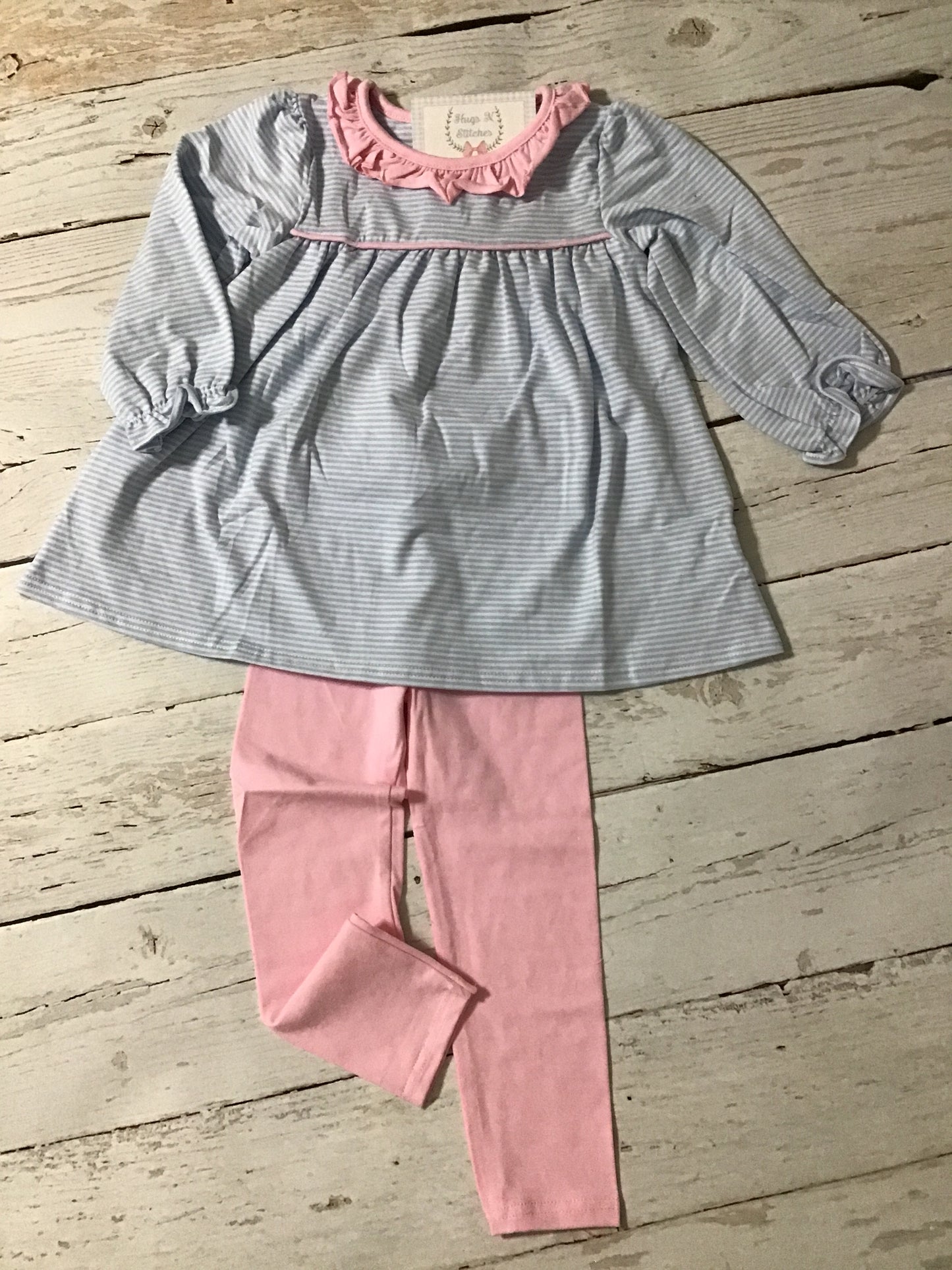 Blue stripe 2 piece set