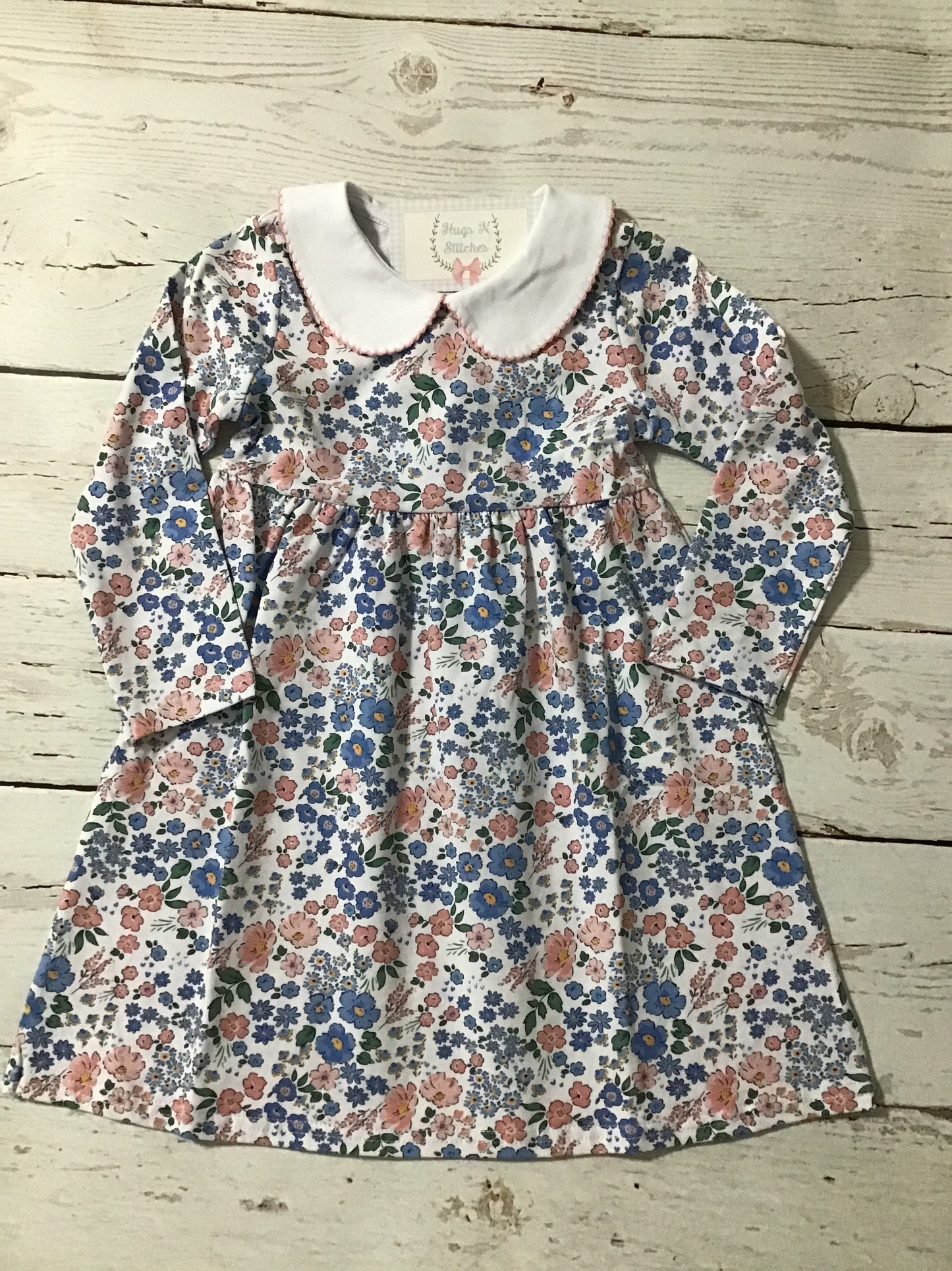 Blue Floral Dress